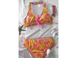 NWT St Tropez Pink GOLD Yellow Girls Bikini 14 REDUCED